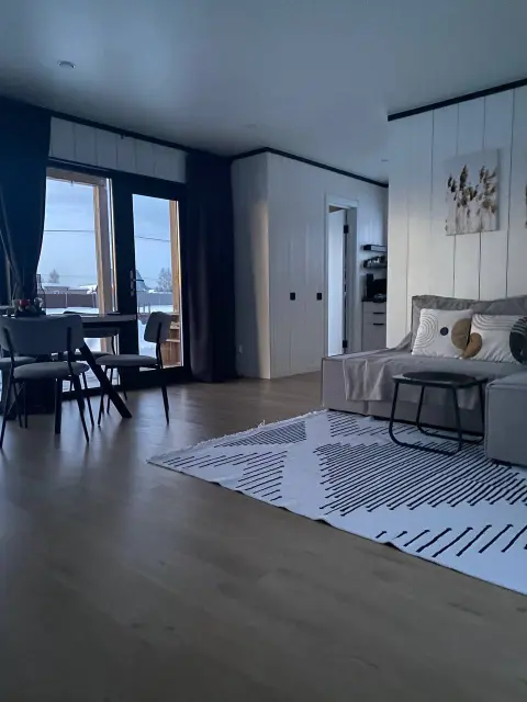 Гостиная в доме 50 м²